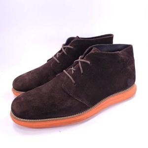 Cole Haan LunarGrand Casual Lace Up Shoe Mens Size 11.5 C11187 Brown Orange